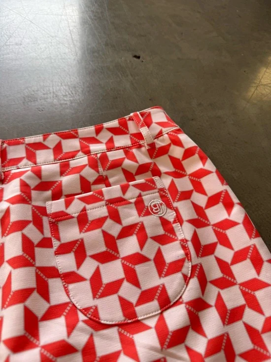 Benjefe / Golf Skort Pleated Geometric - Picture 9 of 10